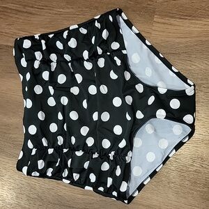High waisted swim bottoms